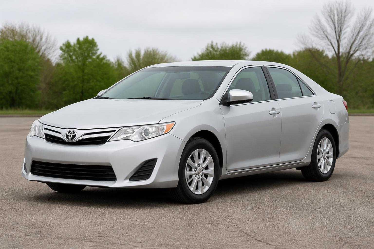 Representative Toyota Camry available from the Dipolar Autos rental fleet